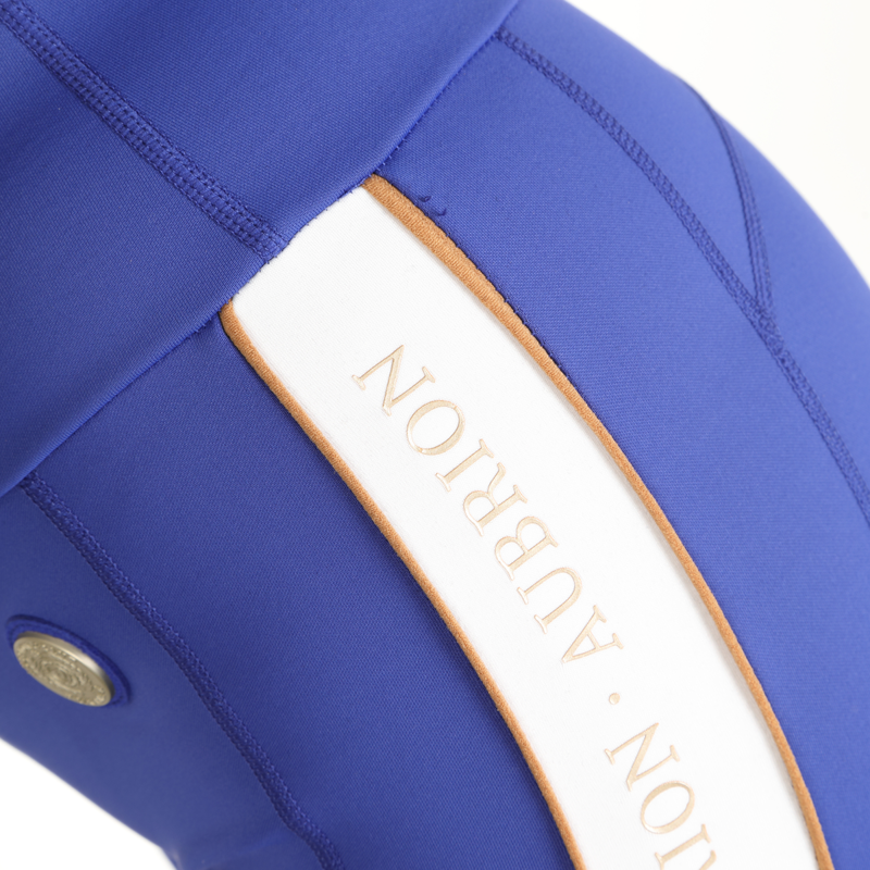 Aubrion Team Shield Riding Tights - Blue-3